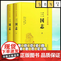 三国志中华书局文白对照版全套2册精装 陈寿撰 全本足本原文白话文 传世经典文白对照中国古代史二十四史三国历史类书籍