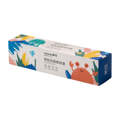 茶花 生物系列轻松拉链密封袋 大号 15只/套