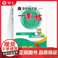 2025华师大一课一练语文1年级上/一年级第一学期 语文部编版华东师大版 上海小学教材教辅配套练习沪教版华东师范大学出版