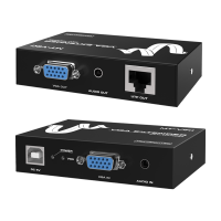 迈拓维矩MT-100T 网线转vga延长器100米网口rj45网络延伸传输信号放大器延长线