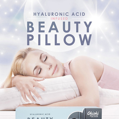 OKIOKI玻尿酸美颜枕B单人家用枕芯白色48*74cm