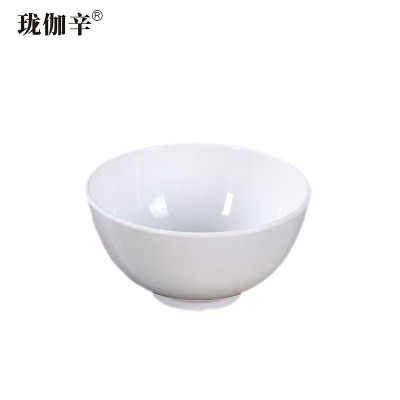 珑伽辛 耐高温密胺米饭碗 5英寸/个