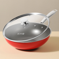 炊大皇(COOKER KING)玉红304不锈钢炒锅30CG30HYB