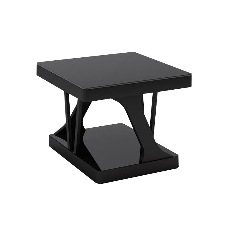 戴劲 茶几客厅双层长几短几小户型边桌沙发边几喝茶桌子 C款短几