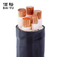 佰裕 铜芯阻燃绝缘铠装电缆 ZC-YJV22 0.6/1KV 3*185+2*95 米