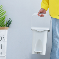 美帮汇脚踏式垃圾桶家用带盖客厅厨房卫生间脚踩厕所北欧现代简约有盖
