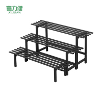 喜力健 铁艺阶梯花架 一层黑色-高25CM 个