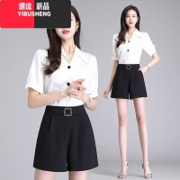 YIBUSHENG2024季韩版简约阔腿裤新款高腰百搭休闲裤西装女薄款