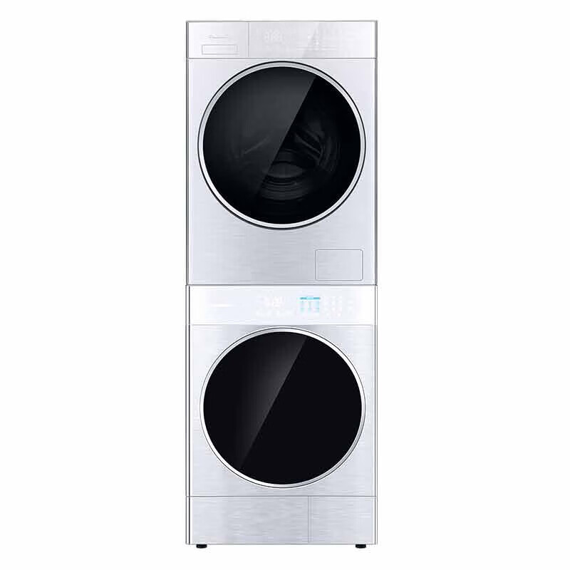松下L18M+L1026D 轻奢洗烘套装 光动银除菌 双变频 智能投放 滚筒洗衣机10kg+变频热泵烘护机 带正反转