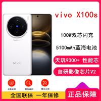 vivo X100s 12GB+256GB 白月光 蓝晶×天玑9300+ 蔡司超级长焦 7.8mm超薄直屏 5G 拍照 手机