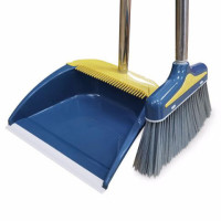 萨威帝尔 SWBB-2 不锈钢可拆卸撮箕笤帚 家庭办公室梳齿型扫地刷 扫把簸箕套装