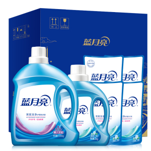 蓝月亮机洗洗衣液7kg组合装深层去渍温和护衣低泡易漂全家适用通用面料