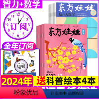 C[2024全年订阅2刊]智力版+大数学(送书4本) [正版]1-4月全年订阅共24期+送4本科普绘本东方娃娃智力版
