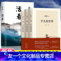 [友一个正版]书籍文学经典套装 平凡的世界+ 活着共4册 路遥原著 余华茅盾文学奖经典作品现当代文学书 经典小说散