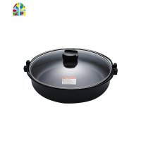 watahan绵半日式火锅汤锅炖锅涮锅无涂层不粘老式家用铸铁寿喜锅 FENGHOU