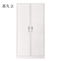 苏久立加厚二门钢制更衣柜员工柜铁皮职工储物柜带锁存包柜鞋柜