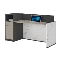 科朔 商务前台桌 接待台2.4米前台办公桌 KS-16R2402