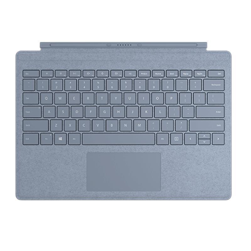 二合一键盘盖冰晶蓝磁吸易拆卸alcantara键盘背光 玻璃精准式触控板