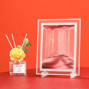 网红流沙画摆件画框装饰品客厅高档次工艺品桌面小摆件办公室