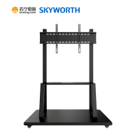 会议平板电视移动支架 通用落地 移动推车65-86英寸 稳固承重 支持万向轮锁定