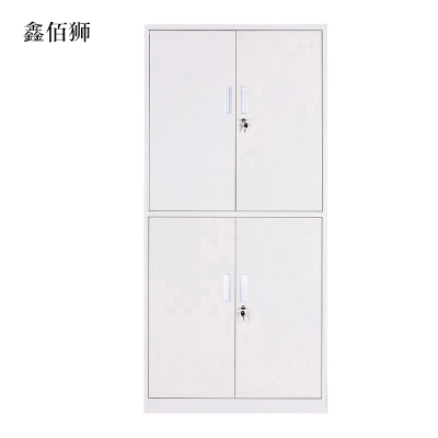 鑫佰狮钢制资料柜档案柜财务凭证柜带锁储物柜铁皮柜书柜通双节文件柜