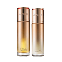 丸美MARUBI弹力蛋白凝时保养液爽肤水紧致抗皱水乳套装水100ml+乳80ML
