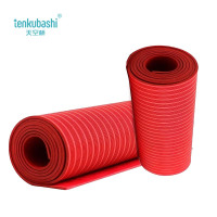 天空桥 绝缘垫 红色条纹10mm*1m*10m 卷