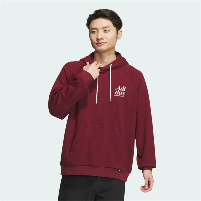 adidas/阿迪达斯连帽卫衣运动休闲舒适针织男装套头衫JE6100 C