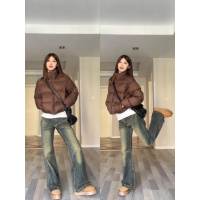 年新款棉服女冬短款宽松小个子外套肯豆风韩版棉衣加厚棉袄潮