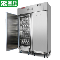 圣托(Shentop)商用大型推车式消毒柜 高温热风循环杀菌 酒店餐厅立式消毒柜 RTP1200-D4