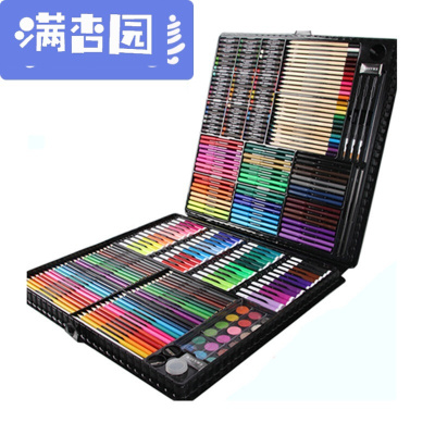 舒弗（LACHOUFFE)儿童画画套装礼盒幼儿园彩笔蜡笔彩铅小学生绘画工具学习用品