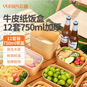 一次性打包盒 750ml*12套