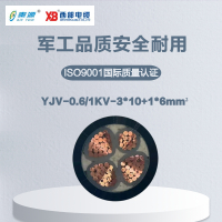 秦源牌 YJV-0.6/1KV-3*10+1*6mm² 铜芯低压电力电缆 元/米 定制商品 联系客服