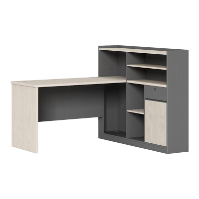 科朔 办公桌职员桌 员工桌 板式办公桌带侧柜 KS-16BG1508