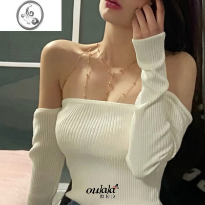 JiMi银欲风胸链身体链欧美bodychain性感项链低胸立体后背链露背装饰