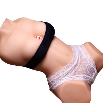 久爱飞机杯処女 男用自嗨玩具臀倒模1:1 成人情趣性用品实体半身娃娃免充 无骨架智能互动发声17.5斤茜娜熟女款+礼品包