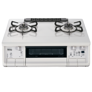 日本进口百乐满燃气灶everychef标准版台式两眼灶煤气炉自动烤右大火液化气PA-380WHA-R LP
