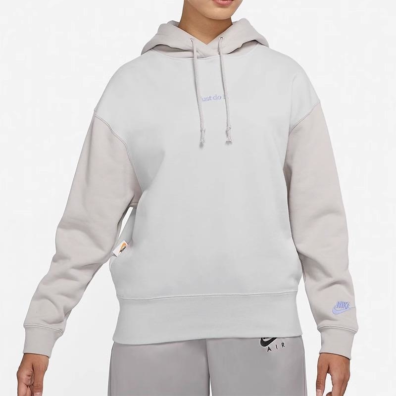 NIKE耐克连帽卫衣运动休闲针织女装套头衫DO6961-097 Z