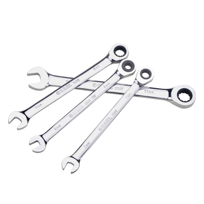 卡尔 航空级全抛光两用棘轮快扳