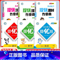 四下语数英6本[亮点提优班+亮点提优课时作业本]江苏专用 小学通用 [正版]2024亮点给力提优班多维互动空间二年级下册