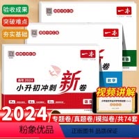 小升初冲刺新卷 语文 小学升初中 [正版]2024版小升初冲刺新卷语文数学英语真题卷+专题卷+模拟卷期中期末单元卷六年