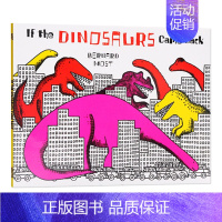 如果恐龙重现 [正版]平装绘本 吴敏兰廖彩杏书单 凯迪克绘本奖 英文原版儿童图画绘本 幼儿认知启蒙生活习惯 宝宝睡前故事
