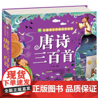 唐诗三百首 [正版]全2册 唐诗三百首宋词300首全集 彩图注音版幼儿早教国学启蒙少儿童文学儿童书3-6岁学前儿童一年级