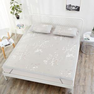 家柏饰(CORATED)床上用品冰丝空调软凉席三件套夏季1.5m1.8m床夏天可折叠席子