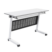 戴劲 折叠桌可移动拼接多功能长条桌培训会议桌双人桌 1600*500*750