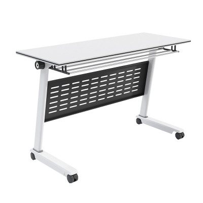 戴劲 折叠桌可移动拼接多功能长条桌培训会议桌双人桌 1600*500*750