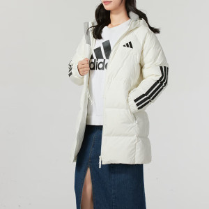 阿迪达斯 (adidas)羽绒服女装新款运动服户外出行防风舒适保暖羽绒夹克外套JG3856 ZP