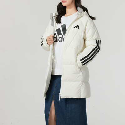 阿迪达斯 (adidas)羽绒服女装新款运动服户外出行防风舒适保暖羽绒夹克外套JG3856 ZP