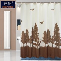 美帮汇浴帘谜鹿卫生间隔断水布加厚霉洗澡浴室帘子浴间淋浴挂帘