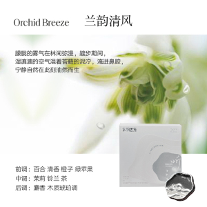 宋朝 听海系列车载香薰 兰韵清风(简装-内含香片1枚)